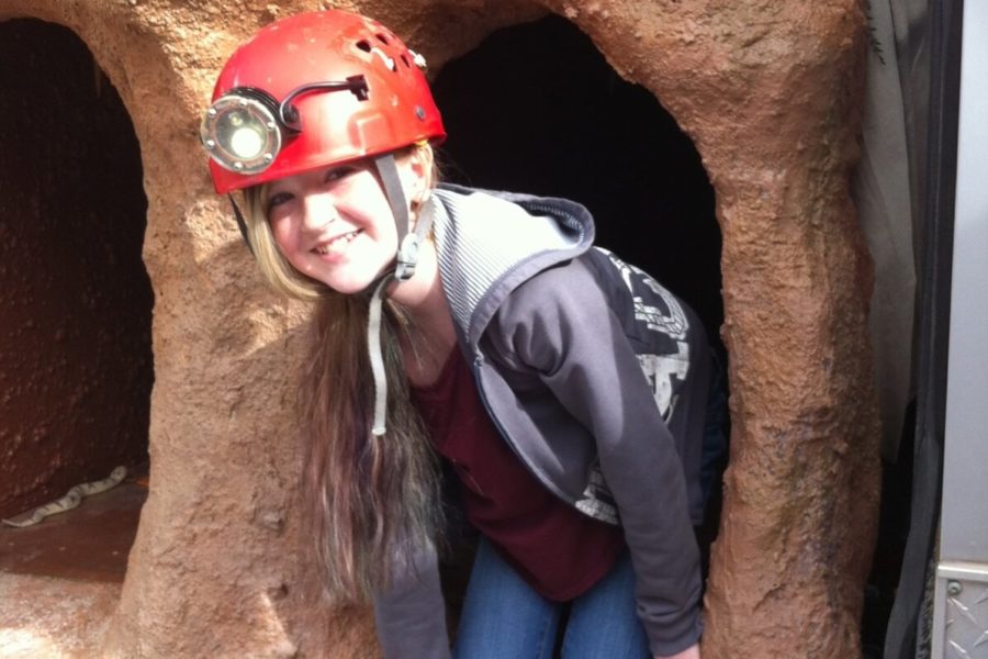Colorado Springs, CO: Happy after a trip through CaveSim at a Catamount Institute program
